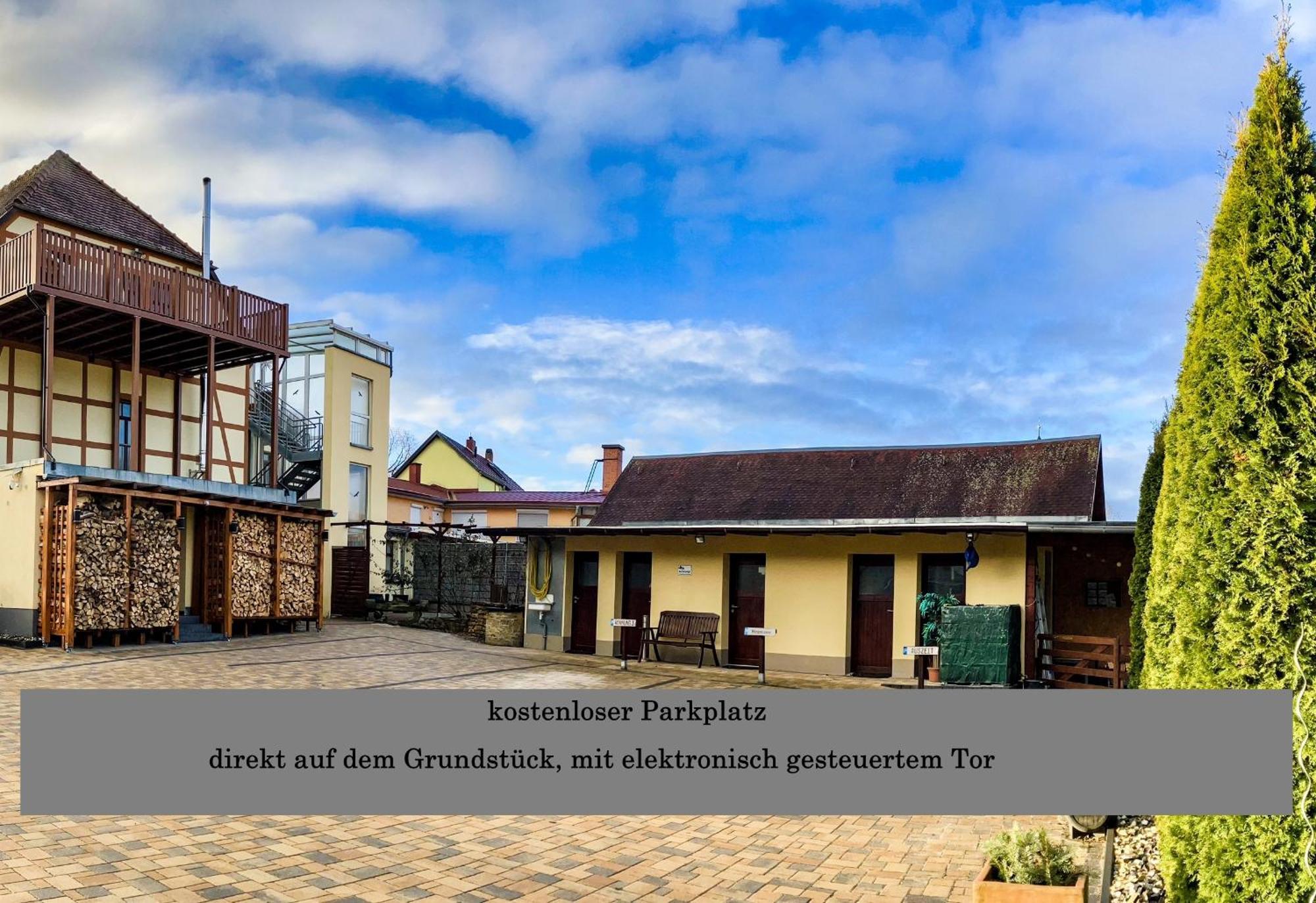 Ferienwohnung Auszeit Am Kurpark Bad Berka - Balkon - Ruhige Lage- Gratis Parkplatz & Wlan 외부 사진